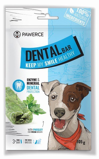Pawerce Dental Bar wołowina małe rasy 35 g × 3