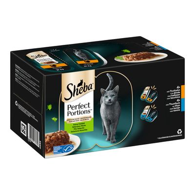 Sheba Perfect Portions mix smaków w sosie adult 600 g