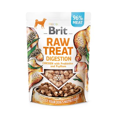 Brit Raw Treat Digestion kurczak 40 g × 3