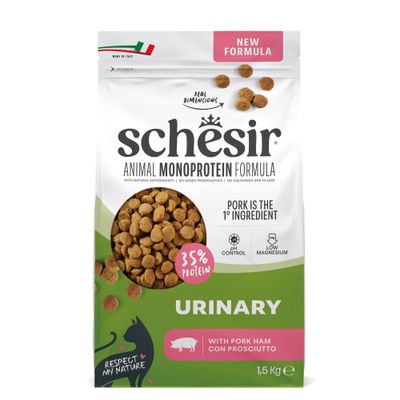 Schesir Monoprotein Urinary wieprzowina adult 1,5 kg × 2