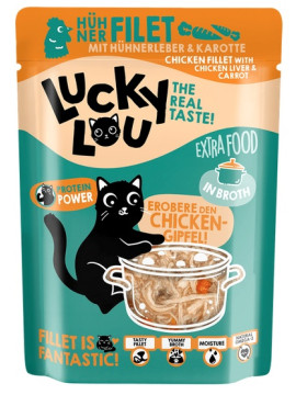 Lucky Lou Extrafood kurczak, wątróbka w bulionie 70 g