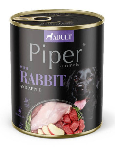 Piper królik z jabłkiem adult 800 g