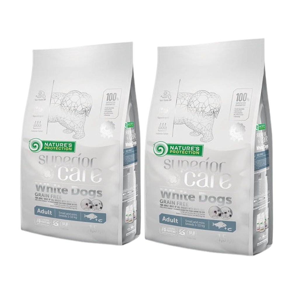 Nature's Protection G-F białoryba adult 1.5 kg × 2