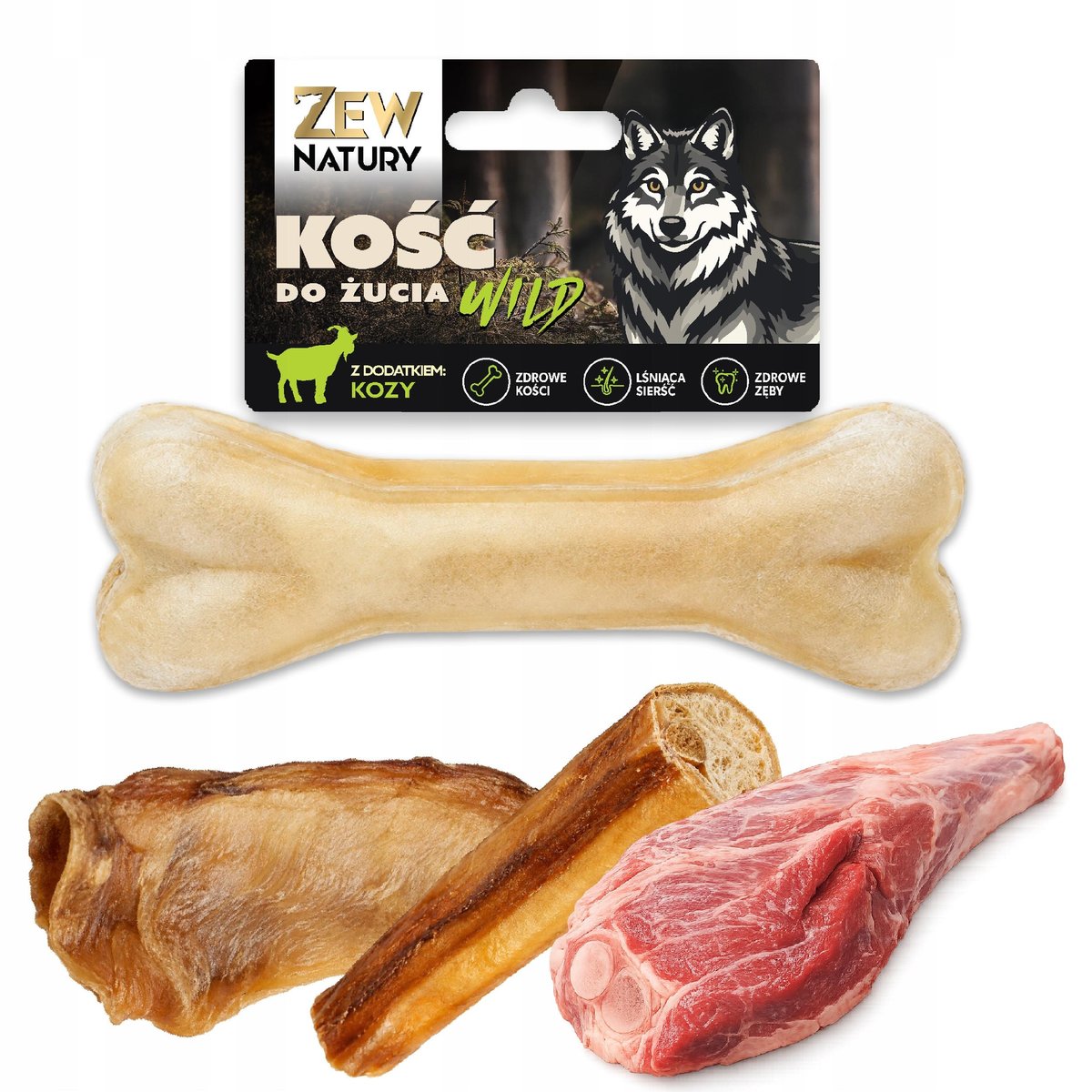 Zew Natury kozina, wołowina adult 55 g