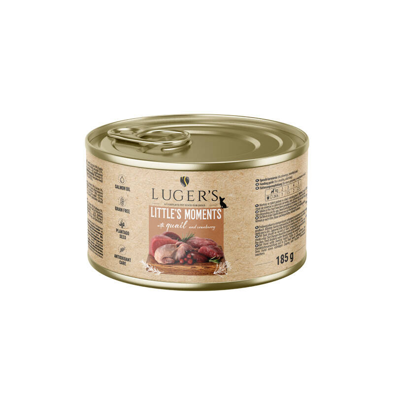 Luger's Little's Moments przepiórka małe rasy 185 g