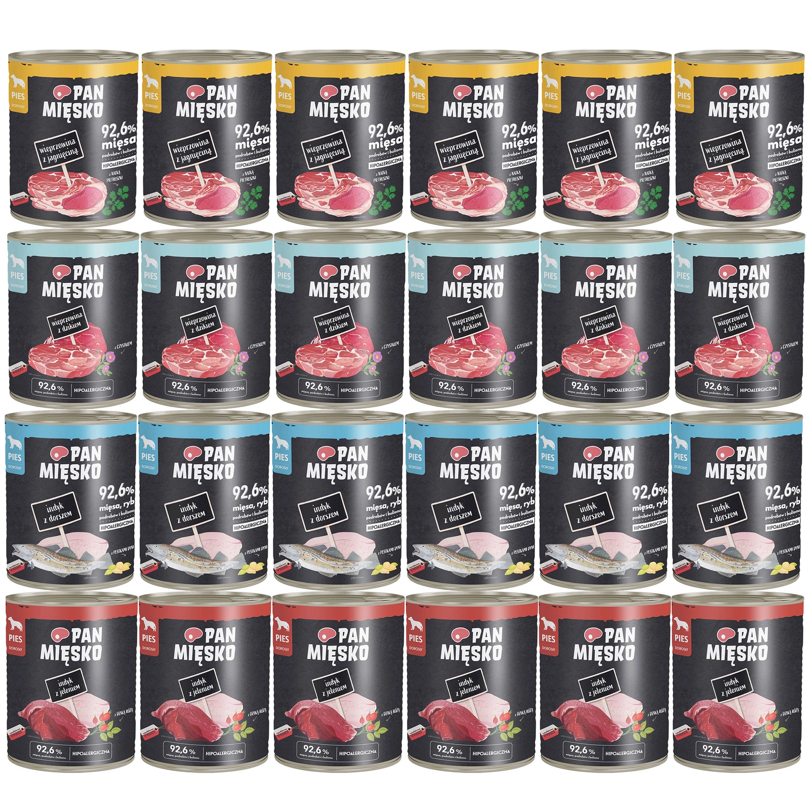 Pan Mięsko mix smaków 800 g × 24