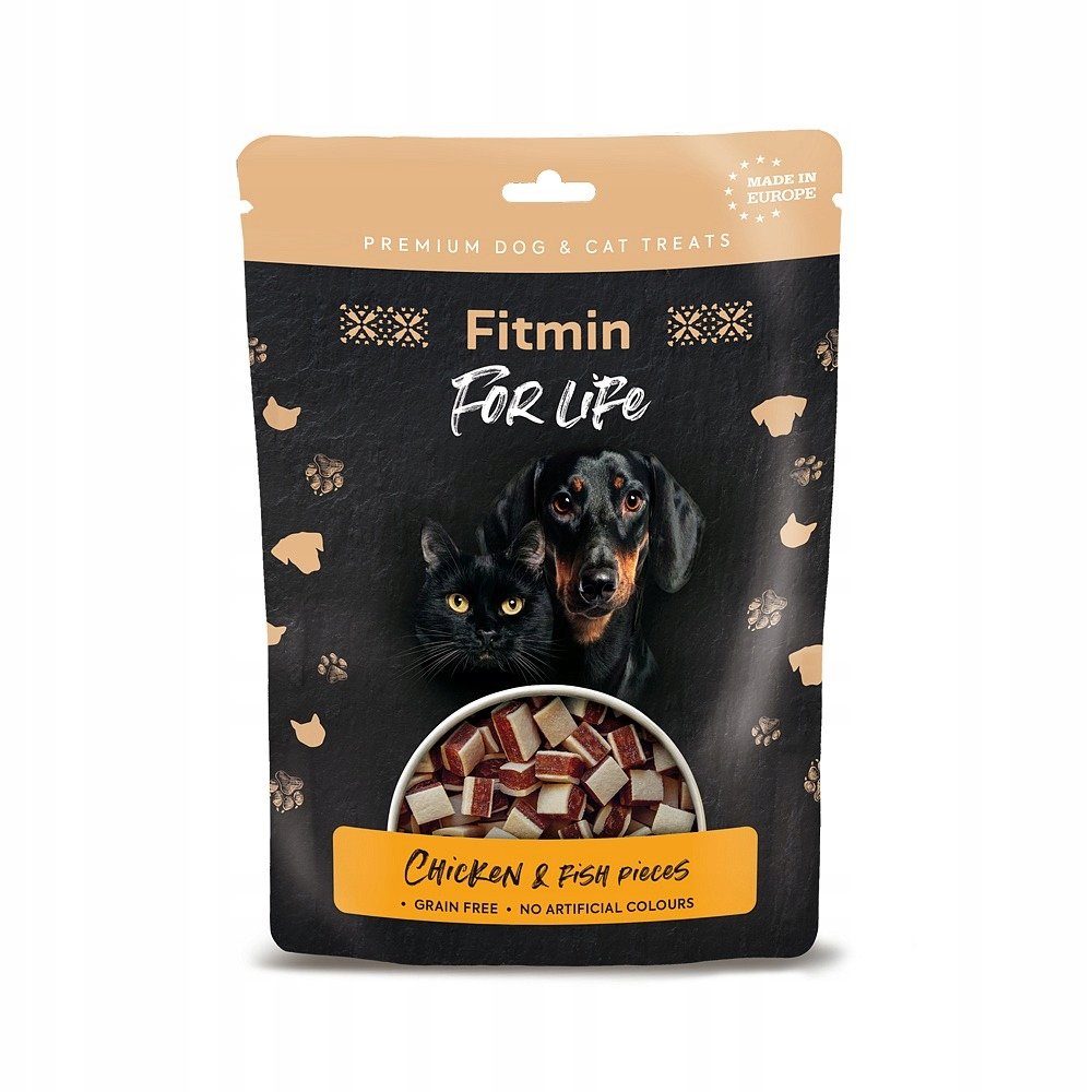 Fitmin For Life kurczak, ryba małe rasy 70 g