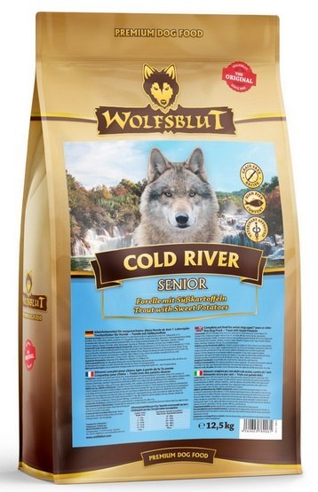 Wolfsblut Cold River pstrąg senior 12,5 kg