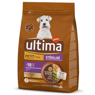 Ultima Mini Sterilized kurczak adult małe rasy 1.35 kg × 2