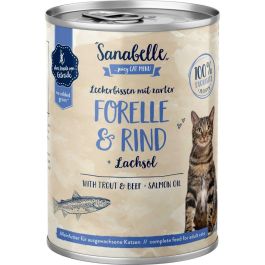 Sanabelle pstrąg, wołowina w bulionie adult 400 g