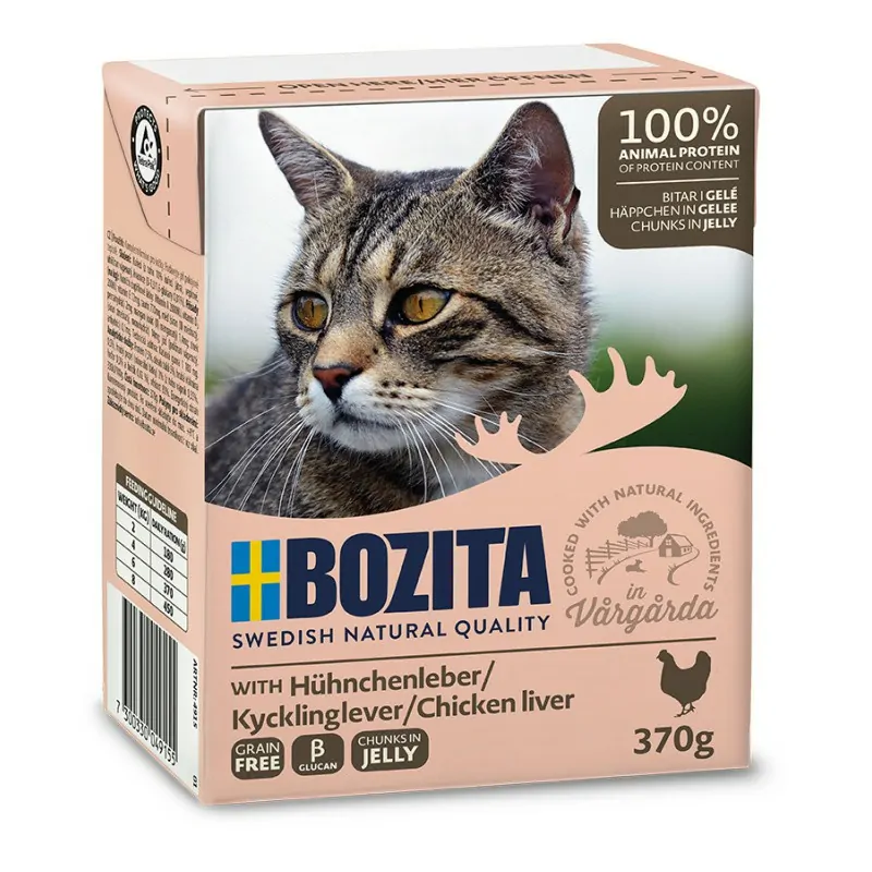 Bozita kurczak, wątróbka w galaretce 370 g
