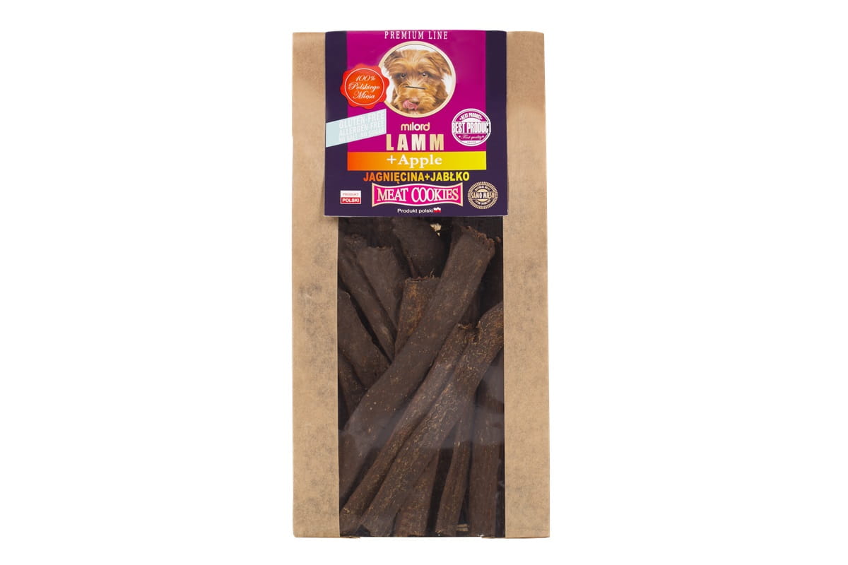 Milord Ciastka z jagnięciną i jabłkiem 80 g