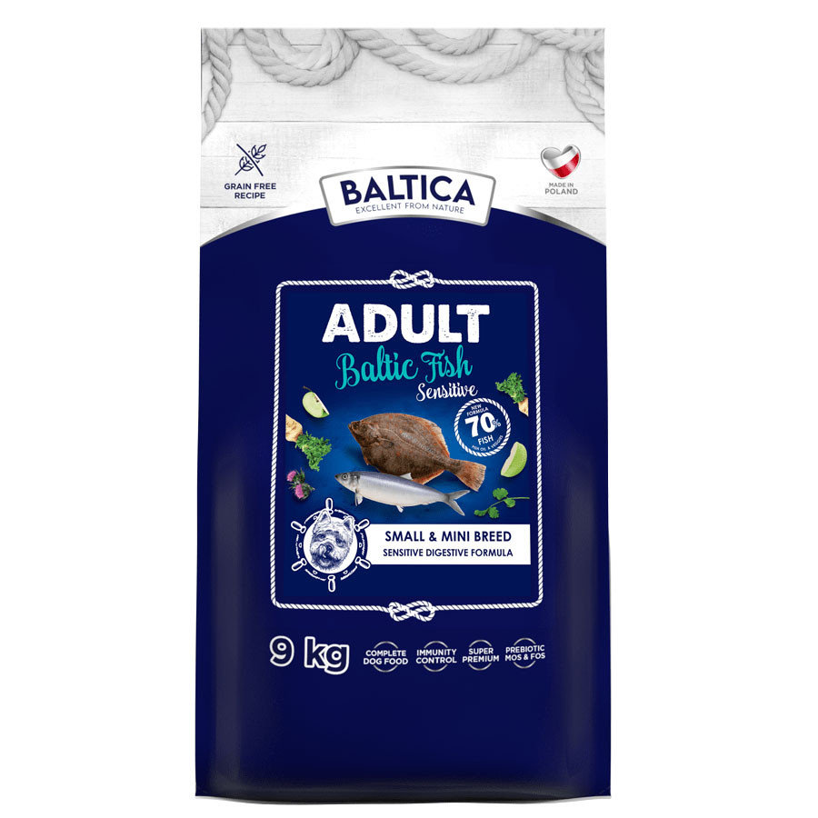 Baltica Sensitive ryby bałtyckie adult małe rasy 9 kg
