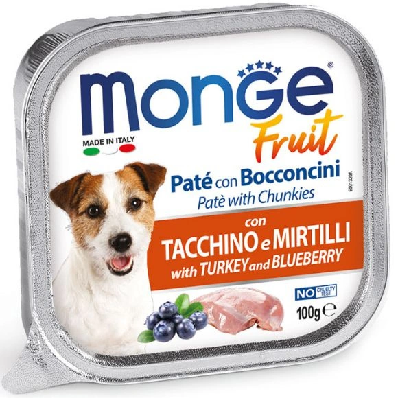 Monge Dog Fruit indyk adult 100 g