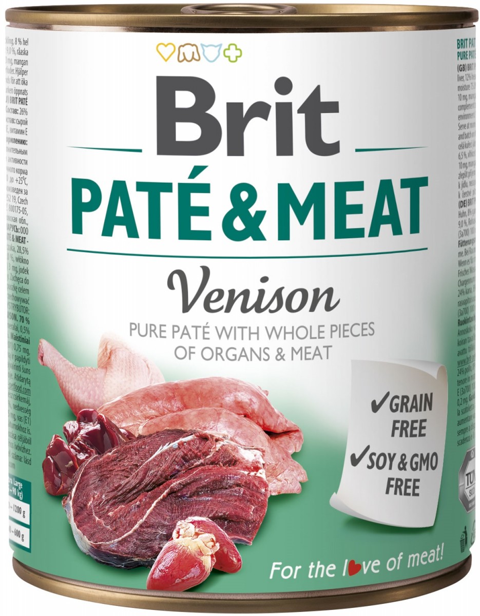 Brit Pate & Meat dziczyzna 800 g