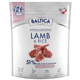 Baltica Nutraceutic jagnięcina z ryżem adult średnie rasy 1 kg