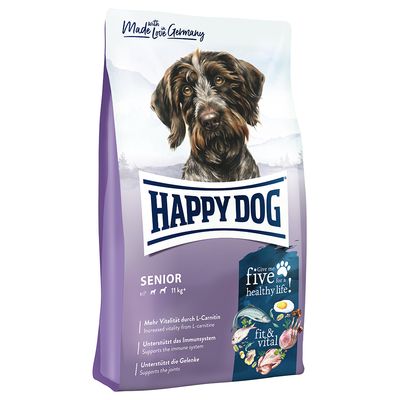 Happy Dog Supreme Fit & Vital drób, jagnięcina, ryba senior 12 kg × 2