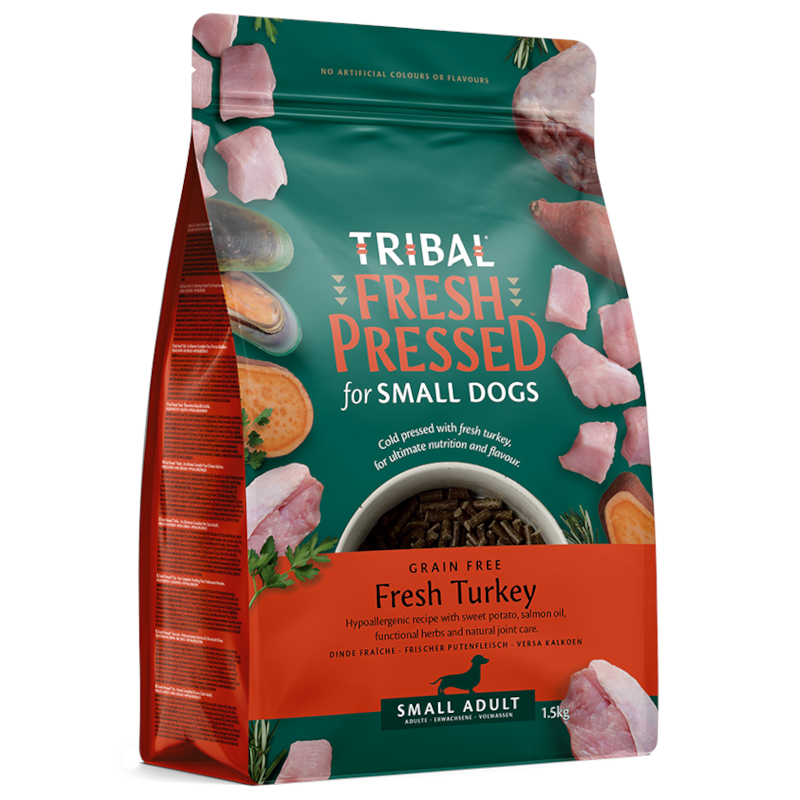 Tribal Fresh Pressed indyk adult małe rasy 1,5 kg