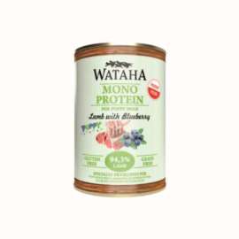 Wataha Mono Protein jagnięcina z borówką amerykańską puppy 400 g
