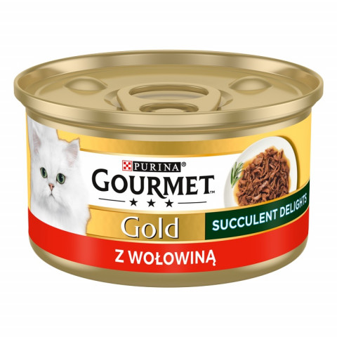 Purina Gourmet Gold wołowina w sosie adult 85 g