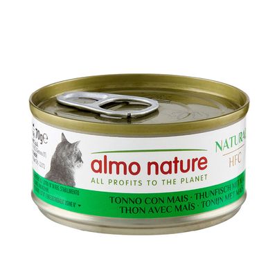 Almo Nature Hfc Natural tuńczyk z kukurydzą w bulionie 70 g × 6