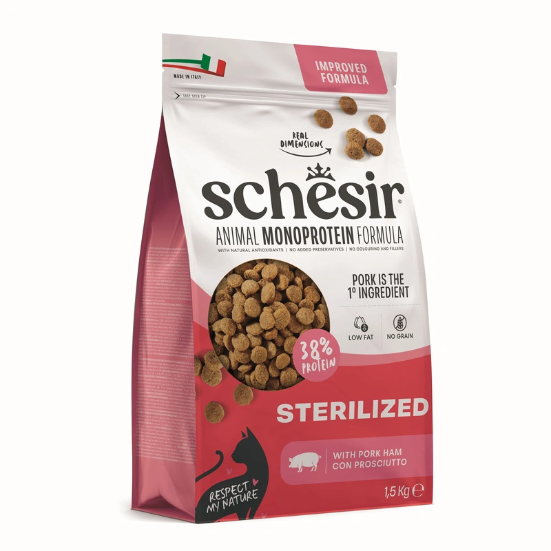 Schesir Animal Monoprotein Formula Sterilised wieprzowina adult 1,5 kg