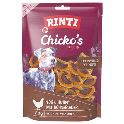 Rinti Chicko Plus kurczak, wątróbka 80 g × 3