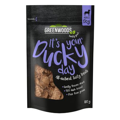 Greenwoods Nuggets drób, kaczka adult 100 g × 2