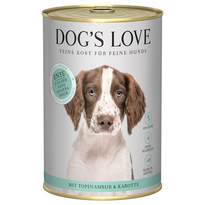 Dog's Love Hypoallergen kaczka 400 g × 6