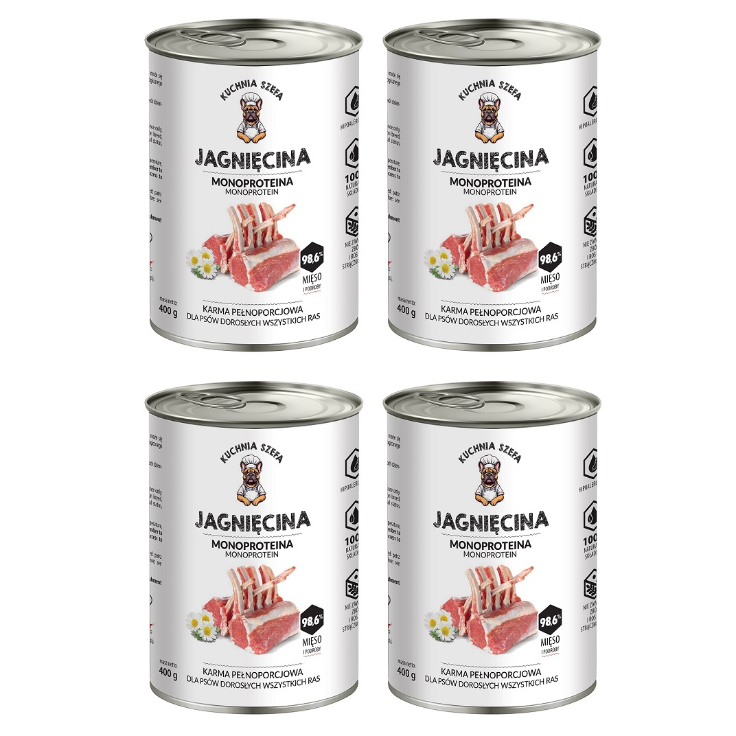Kuchnia Szefa jagnięcina 400 g × 4
