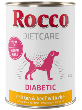 Rocco Diet Care Diabetic kurczak z wołowiną i ryżem 400 g