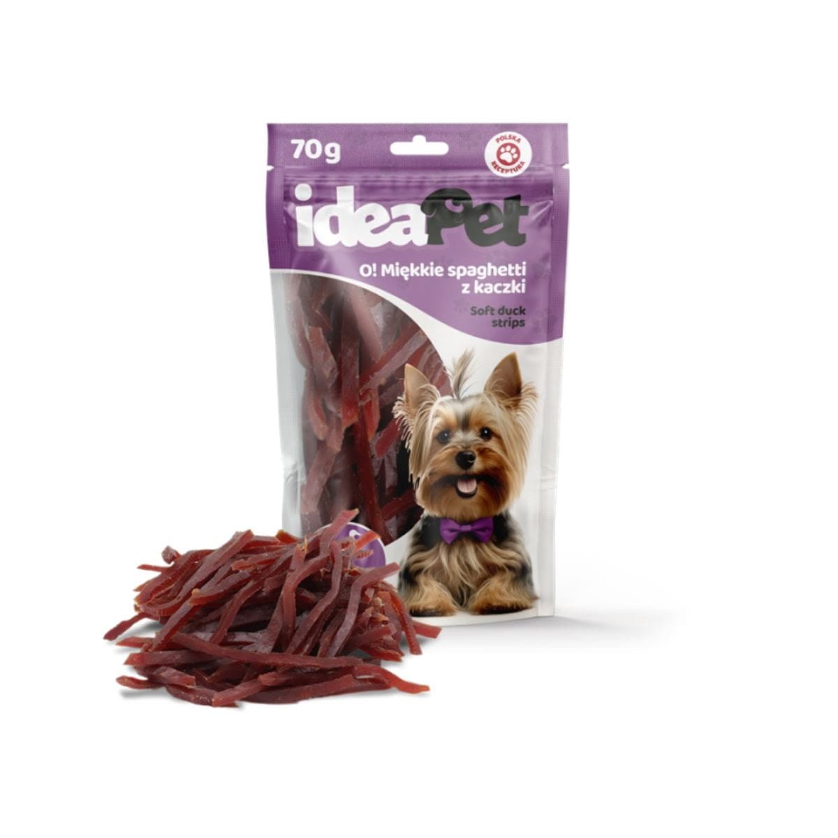 IdeaPet miękkie spaghetti z kaczki 70 g
