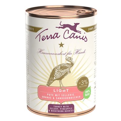 Terra Canis Light indyk 400 g × 6