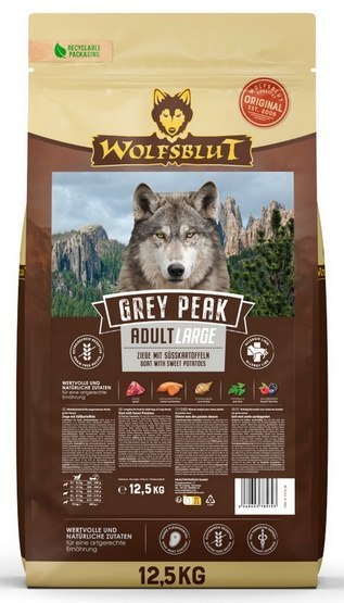 Wolfsblut Grey Peak kozina adult duże rasy 12,5 kg