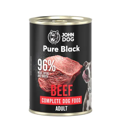 John Dog Pure Black wołowina adult 400 g