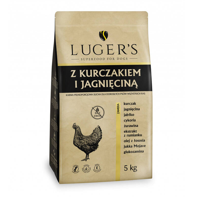 Luger's jagnięcina, kurczak adult 5 kg