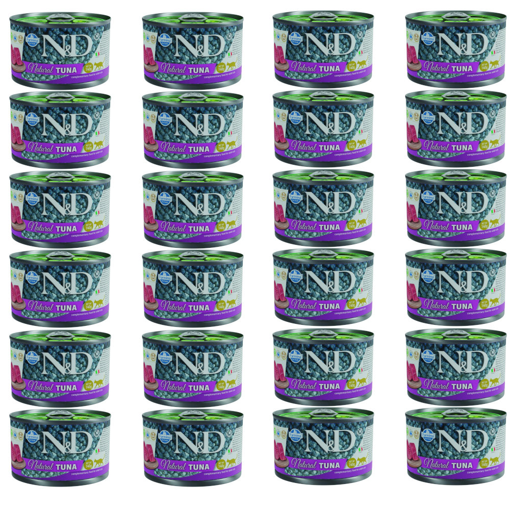 Farmina N&D Natural tuńczyk w bulionie adult 140 g × 24