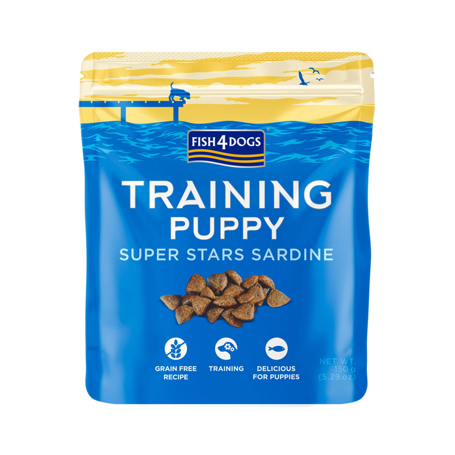 Fish4Dogs Puppy Super Stars sardynka puppy 150 g