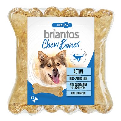 Briantos Chew Bones Active z glukozaminą i chondroityną 12 cm × 6