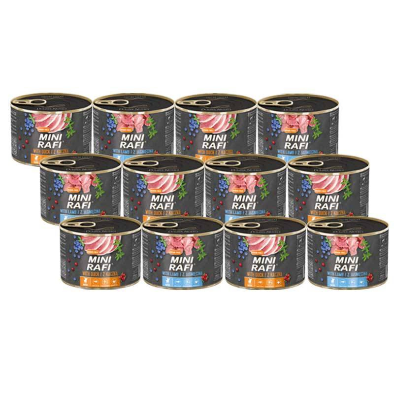 Rafi Mini jagnięcina, kaczka adult małe rasy 185 g × 12