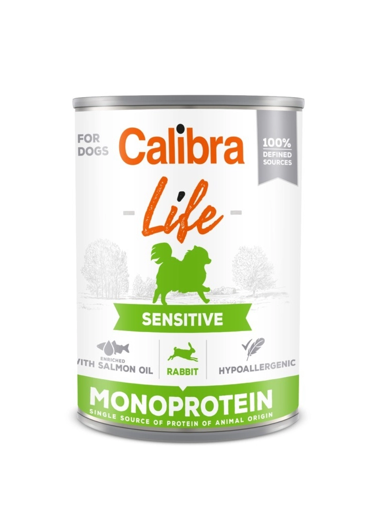 Calibra Dog Life królik adult 400 g × 6