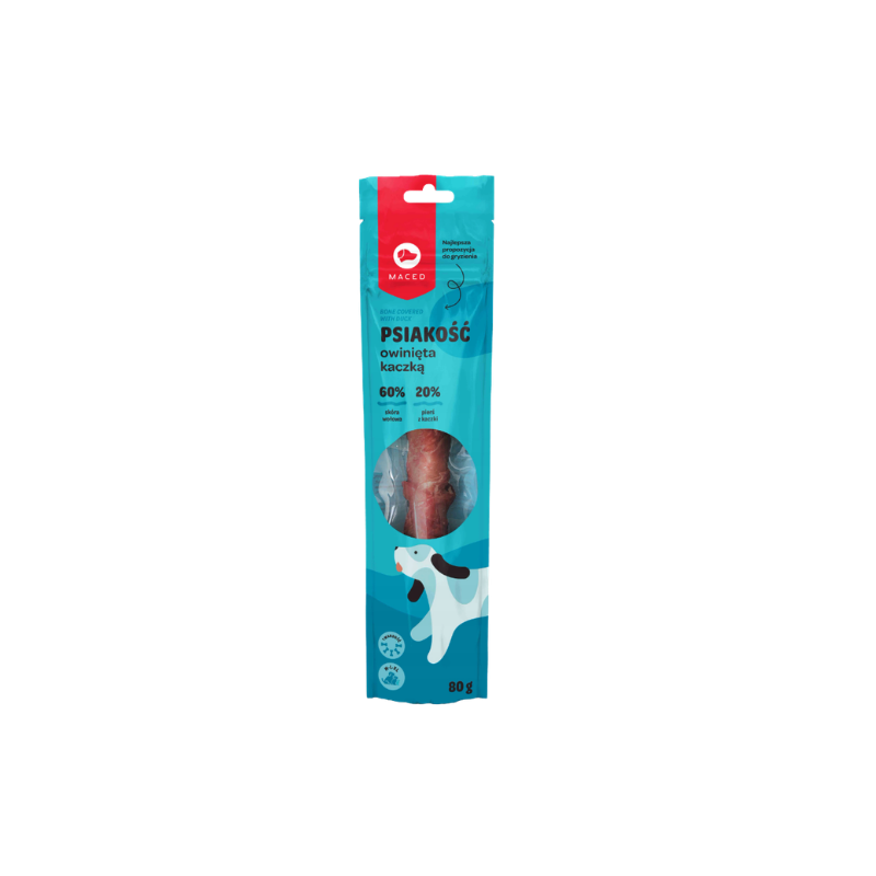Maced Psiakość kaczka 80 g