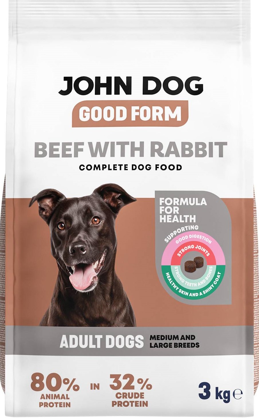 John Dog Good Form wołowina, królik adult 3 kg
