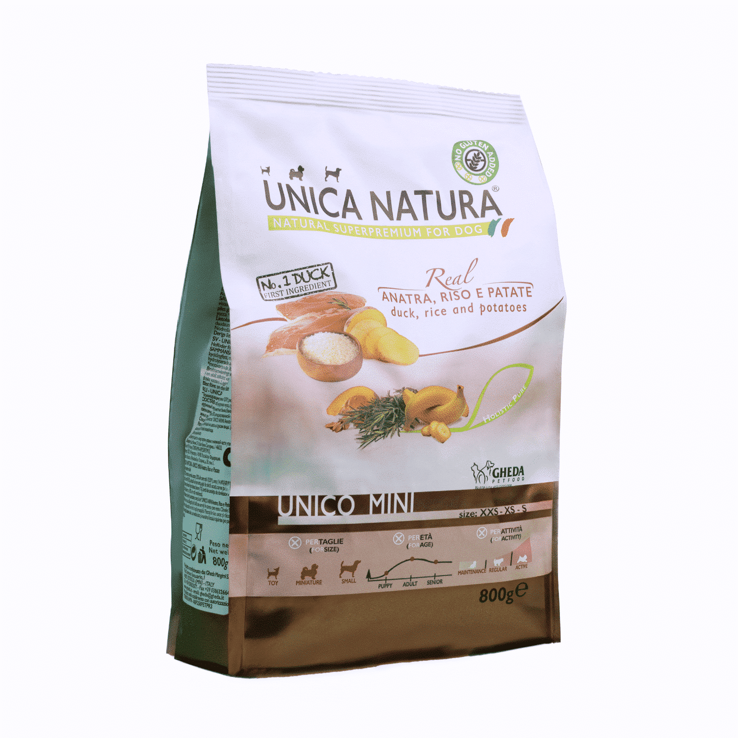 Unica Natura Unico kaczka małe rasy 7,5 kg