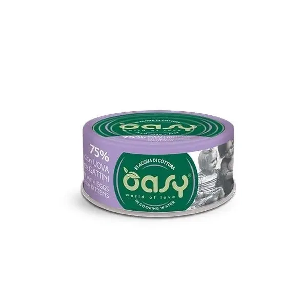 Oasy More Love kurczak z jajkiem pasztet kitten 70 g