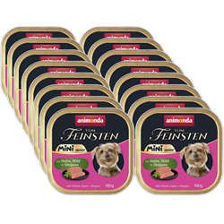 Animonda Vom Feinsten dziczyzna, kurczak senior małe rasy 100 g × 16