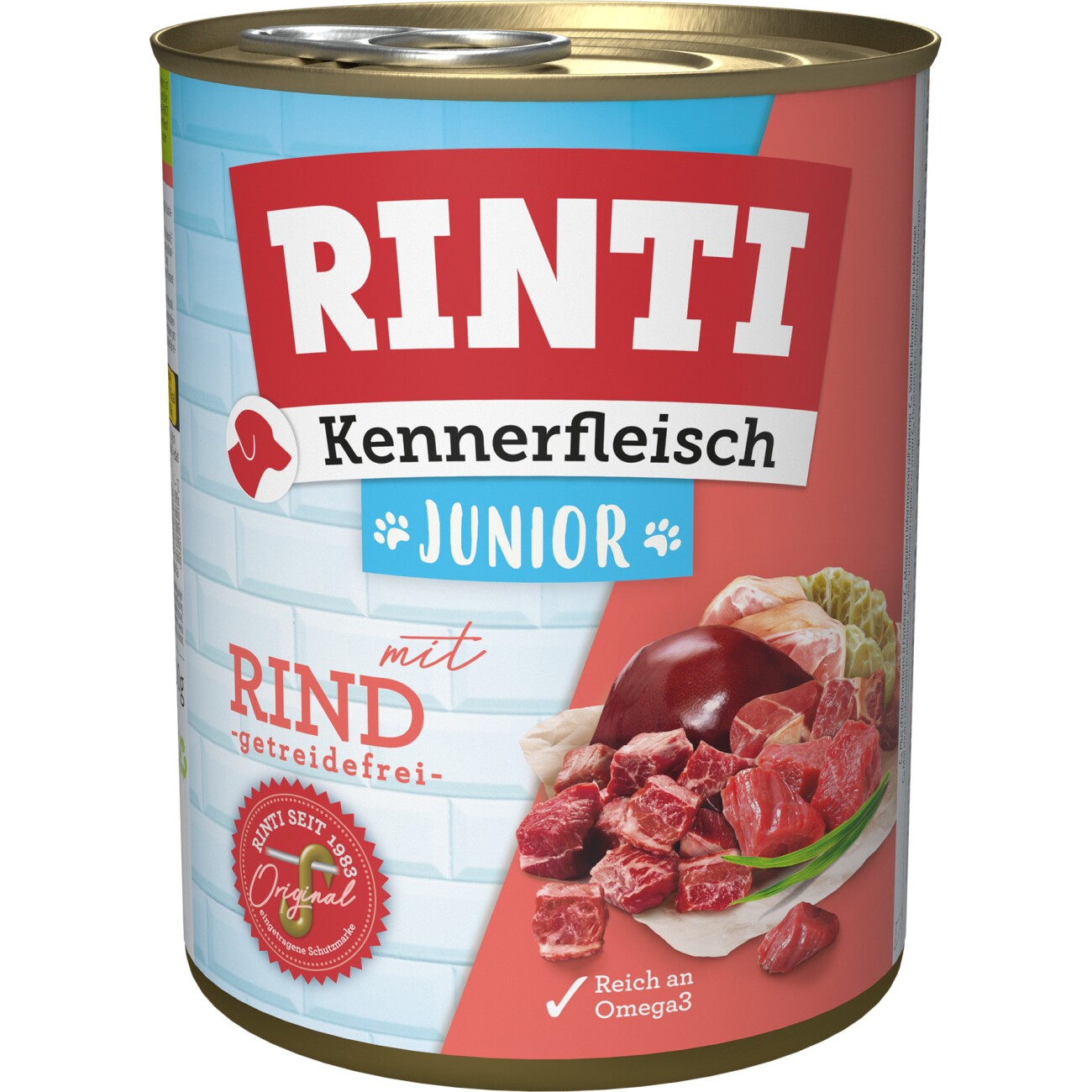 Rinti Kennerfleisch wołowina puppy 800 g × 12