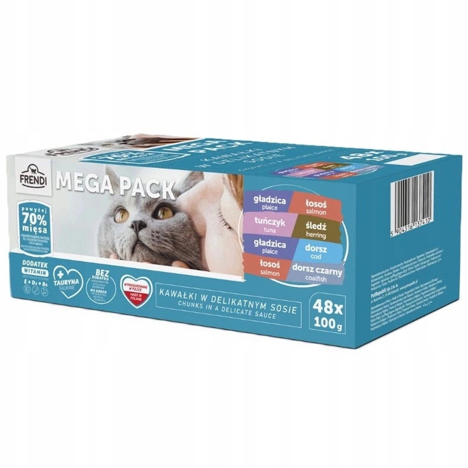 Frendi mix smaków w sosie adult 100 g × 48