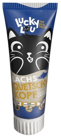 Lucky Lou Quetschkopf Skin & Coat łosoś pasztet 75 g
