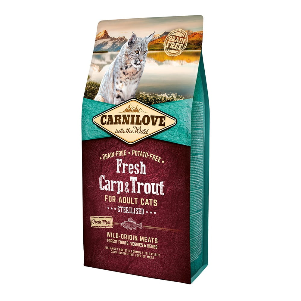 Carnilove Fresh Sterilised karp, pstrąg adult 6 kg